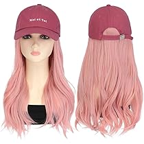 CFIERCE 24新作　ピンクのロングウィッグ 帽子ピンクリボン付き　　y2k CFIERCE 24新作 ピンクのロングウィッグ 帽子ピンクリボン付き y2k